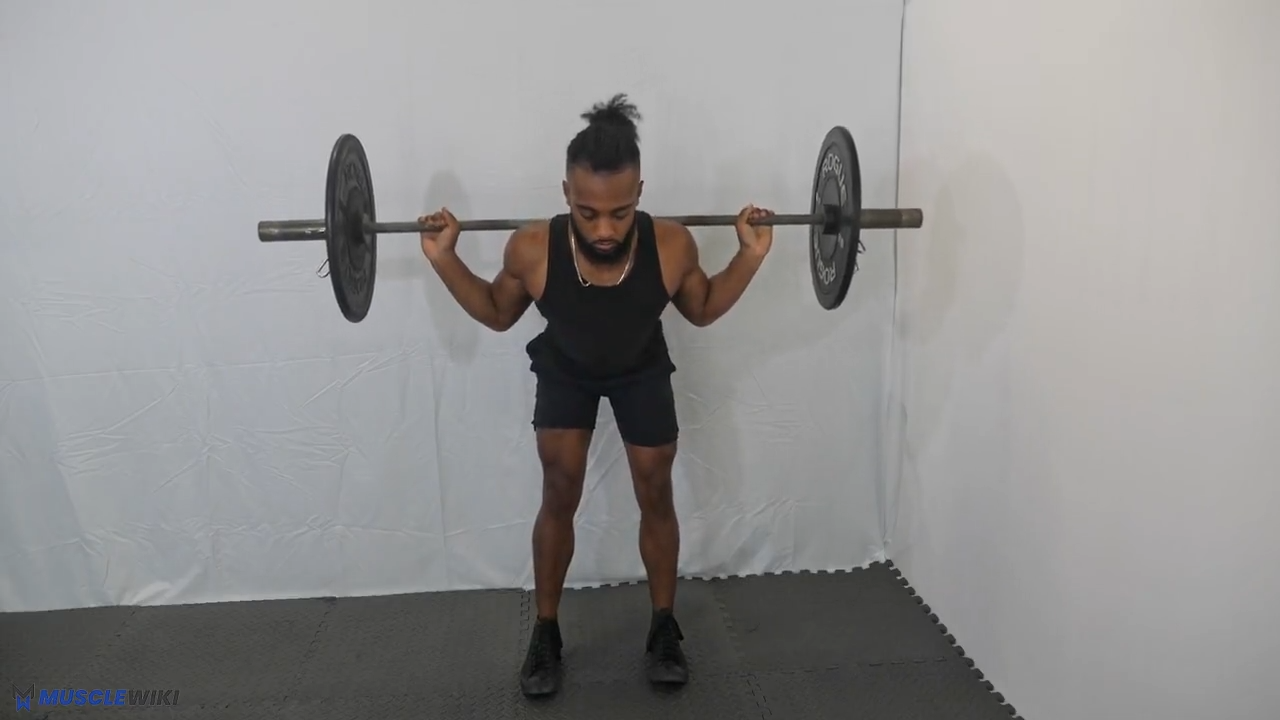 Barbell Low Bar Good Morning/ گود مورنینگ هالتر