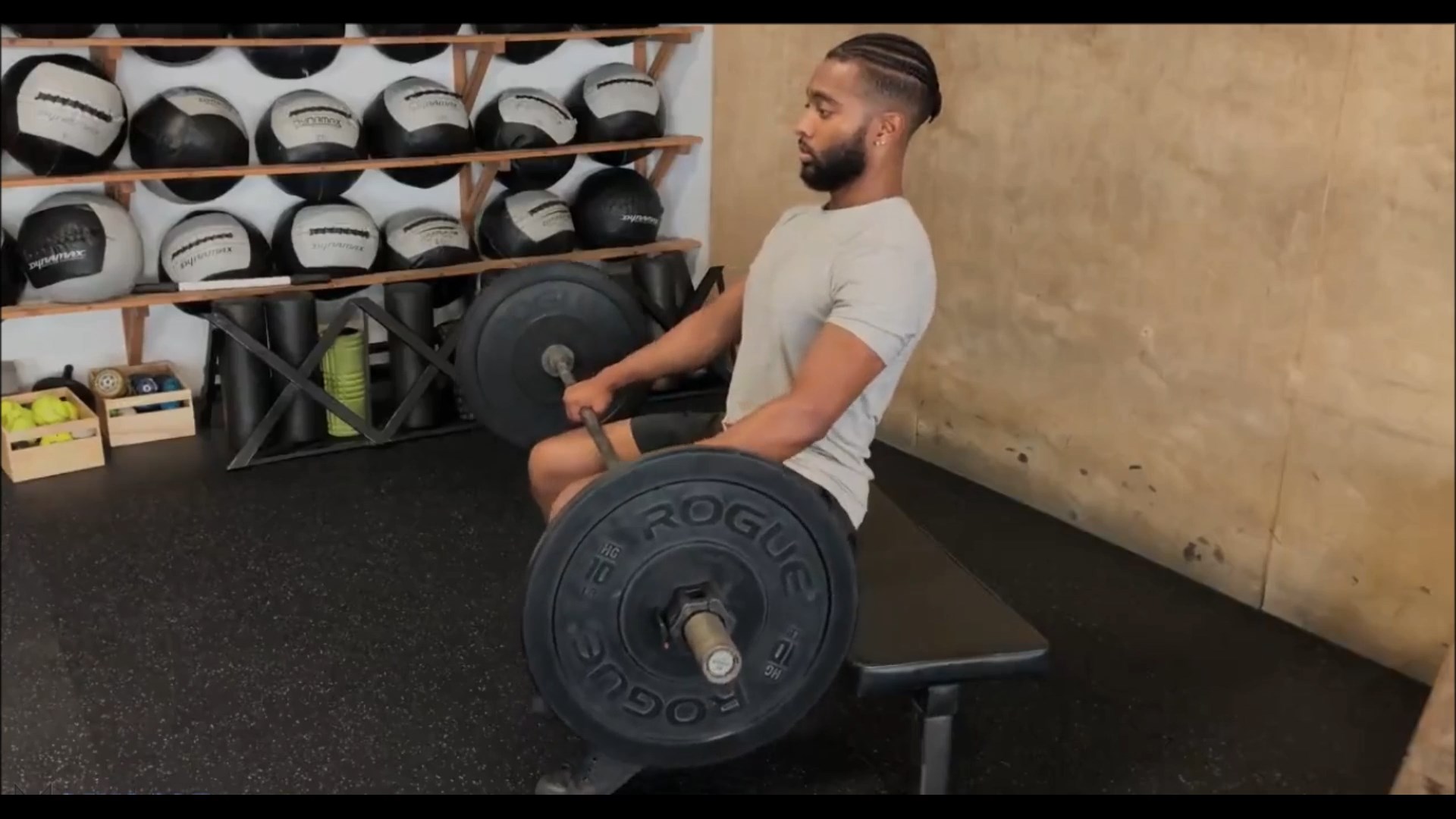 Barbell Seated Calf Raise/ساق پشت پا هالتر نشسته