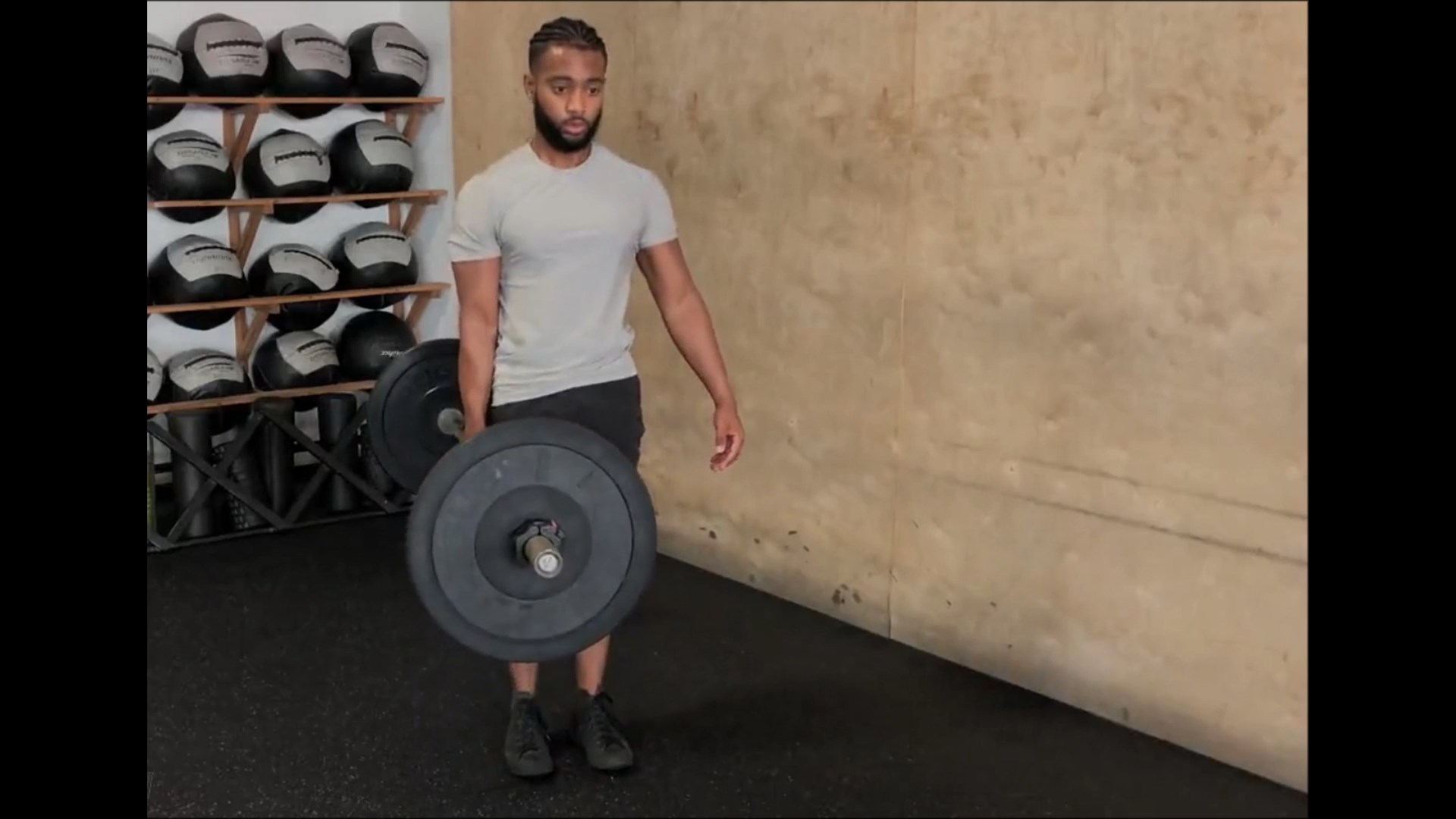 Barbell Suitcase Deadlift/ددلیفت چمدانی هالتر